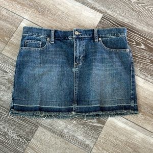 Sz 8 Old Navy Way Too Cute Blue Jean Mini Skirt